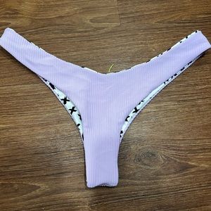 Moana Bikini Lilac Ribbed bottoms
